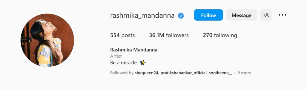 Rashmika Mandanna