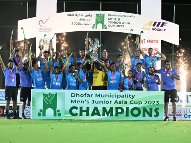 Junior Men's Asia Cup Hockey: India beat Pakistan 2-1 in final to clinch fourth title