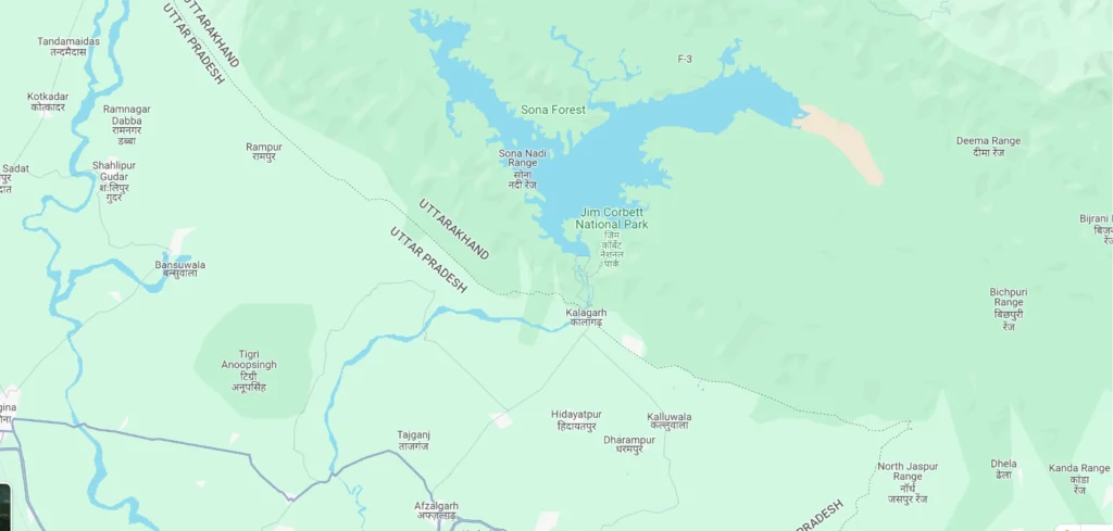 Kalagarh location on Map