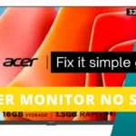 Acer Monitor No Sound
